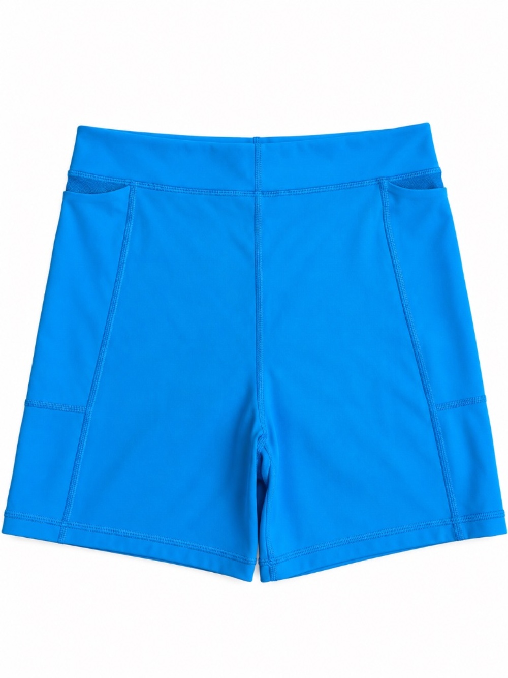 OFFLINE by Aerie Goals - High-Rise 4" Shortie Bike Shorts Blue - Large